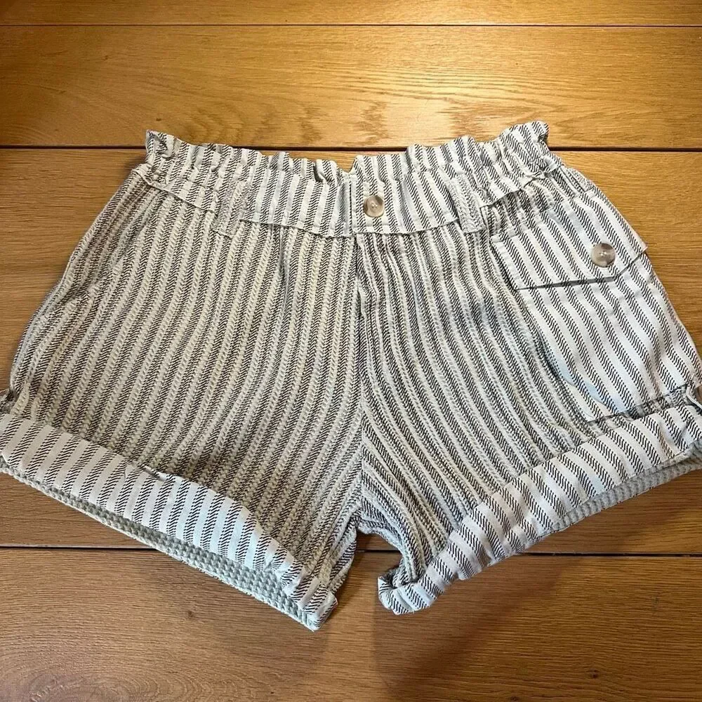 Free People One Hariet striped shorts small